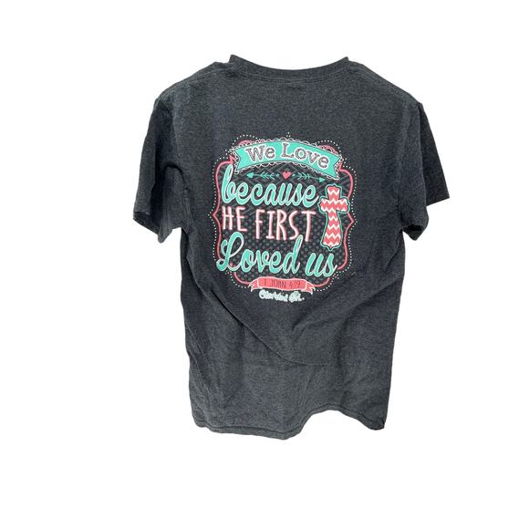 Fruit of the Loom Religious Cherished Girl Graphic T-Shirt Women's Size Small - Picture 4 of 6